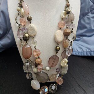 Premier Designs "Desert Rose" Necklace! Retired!